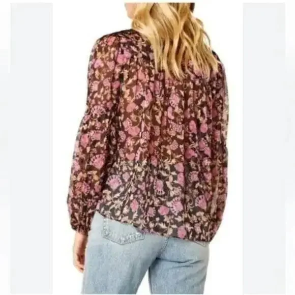 MISA Los Angeles Rosetta Fleur Rosie top size small - Picture 2 of 8